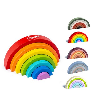 Silicone Rainbow Stacking Toy