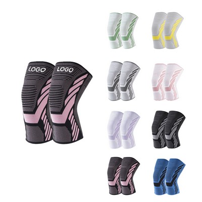 Breathable Nylon Fitness Knee Sleeves