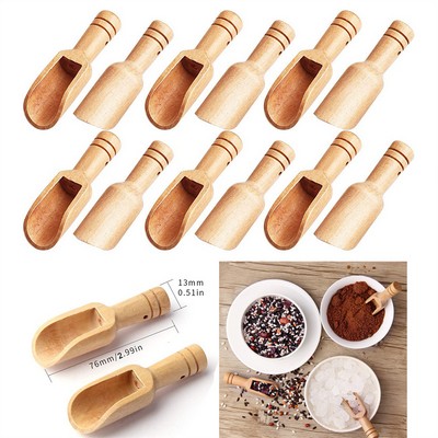 Mini Wooden Spoon Mini Bamboo Spoons Small Bath Salt Spoon