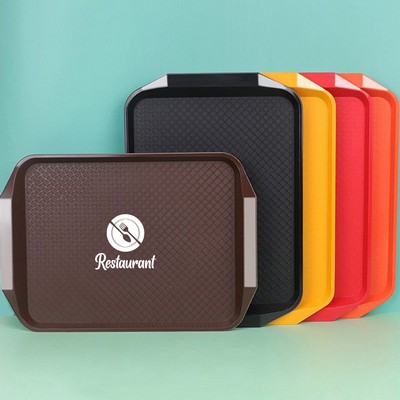 Non-Slip Rectangular Serving Tray