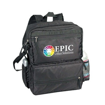 70D Nylon Foldable Backpack w/Cellphone & Mesh Pockets