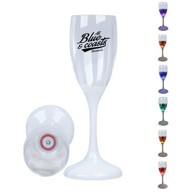 4oz LED Wine Champagne Flute Glass