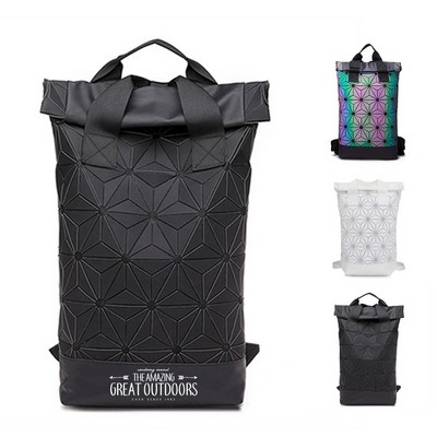 Luminous Geometric Backpack