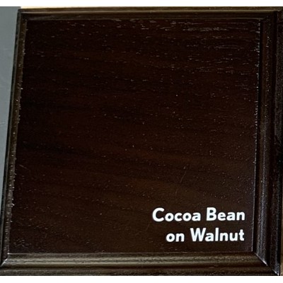 Classic Walnut-Cocoa Bean Plaque - 4" x 6"