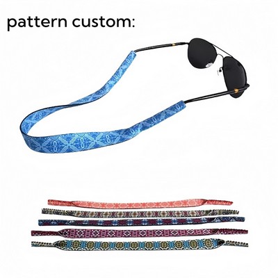 Full Color Neoprene Sunglass Strap
