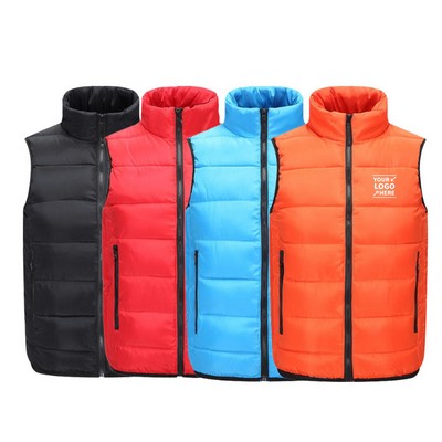 Lightweight Water-Resistant Packable Puffer Vest