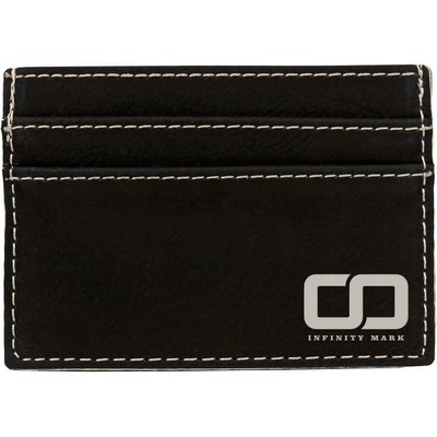 Leatherette Wallet Clip
