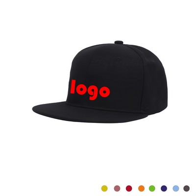 Cotton Twill 6 Panel Snapback Baseball Cap