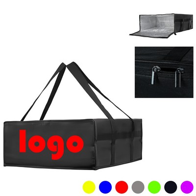 Insulated Pizza Delivery Bag With Thermal Lining