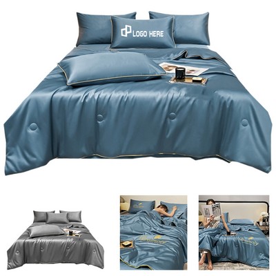 Lightweight Summer Quilt Blanket