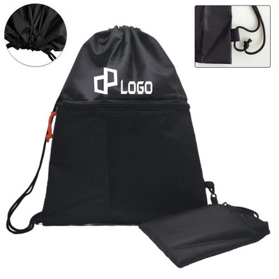 15X15.75" Terylene Drawstring Backpack