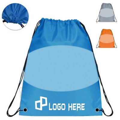 13.39X15.75" Oxford Fabric Drawstring Backpack