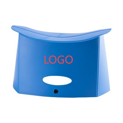 Heavy Duty Plastic Ultra Thin Flat Folding Portable Outdoor Stool
