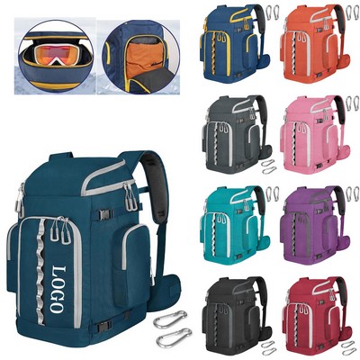 65L 1680D Nylon Waterproof Ski Boot Bag