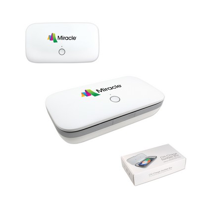 Chi-Charge UV-C Phone Sanitizer Box w/Wireless Charging Station