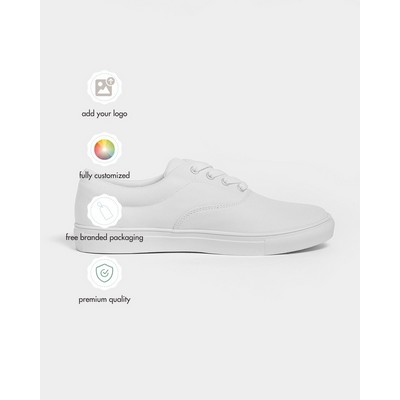 Women's All-Over Print Lace Up Canvas Shoe