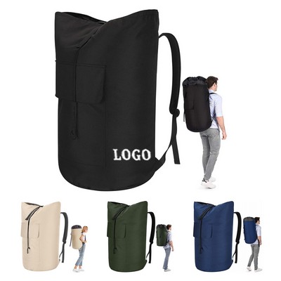 Large 125L Laundry Bag with Strong Adjustable Shoulder Straps