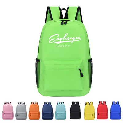 Soild Color Basic Kid Backpack