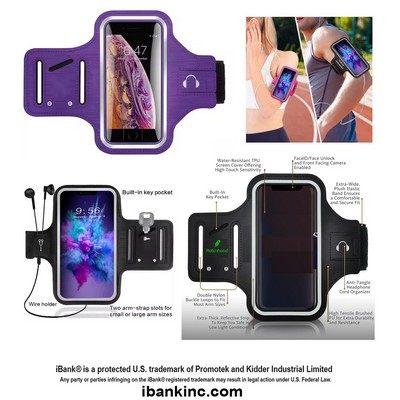 iBank ® Running Sport Armband compatible with iPhone 17/16/15/14 Pro Max Air