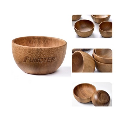 Acacia Wood Salad Bowl 19 OZ