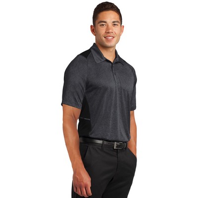 Sport-Tek Heather Colorblock Contender Polo