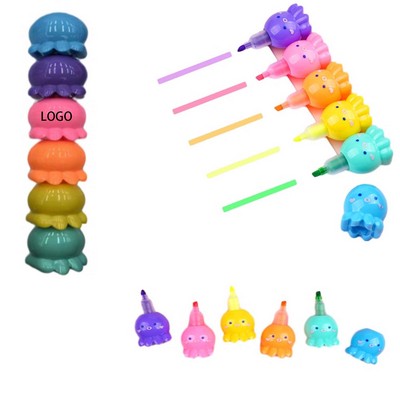 Octopus Highlighter Student Watercolor Pens