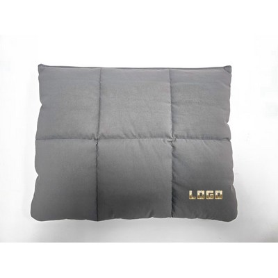 Water Resistant Nylon Quilted Puffy Laptop Sleeve With Shoulder Strap