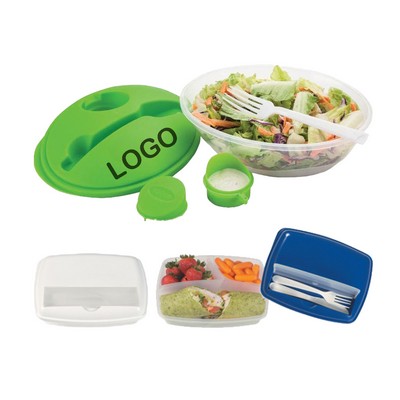 Compact Salad Bowl Set