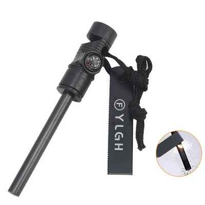 Fire Starter With Whistle Compass