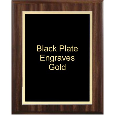 Cherry Plaque 6" x 8" - Black/Gold 4" x 6" Simplicity Plate