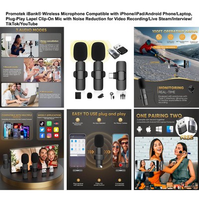 iBank ® Microphone works with smartphones and tablets