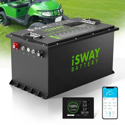 Deep Cycle BMS 51.2V 150Ah LiFePO4 Lithium Batteries for Electric Golf Carts