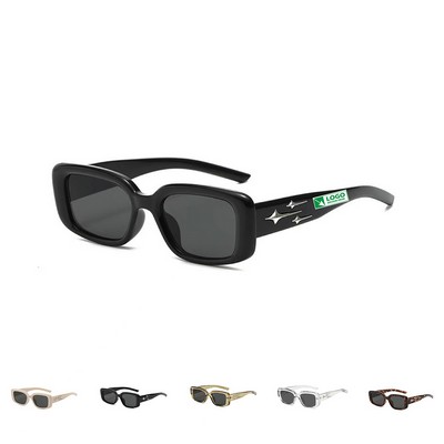 Trendy Retro Sunglasses Chunky Frame Shades UV400