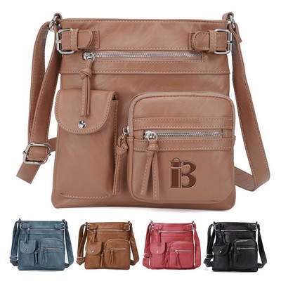 Fashion Niche PU Faux Leather Shoulder Bag