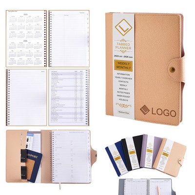 July 2025-June 2026 A5 Monthly&Weekly Planner