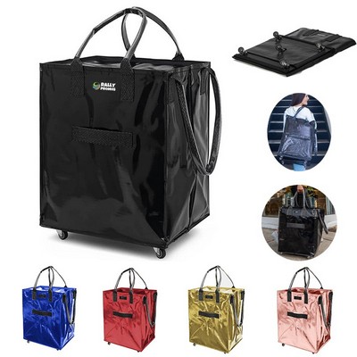 Reusable Grocery Bag On Wheels
