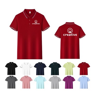 Unisex Lightweight Short Sleeve Polo Shirt