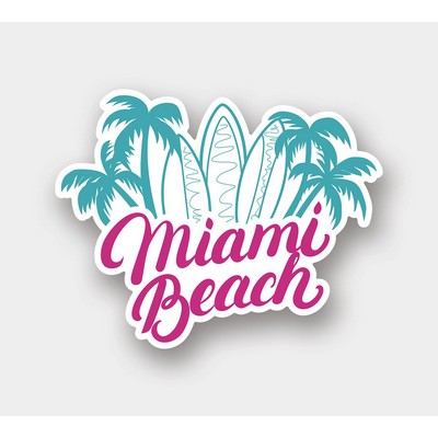 Removable Outdoor Sticker - 7 to 8 Square Inches