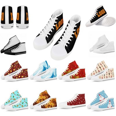 Customized High Top Canvas Shoe