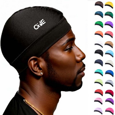 Silky Satin Durag Stocking Wave Cap for Men Women