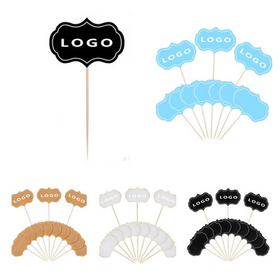 50 Pcs Cheese Marker Food Tag