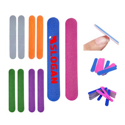 100 Pcs Disposable Mini Nail Files Bulk