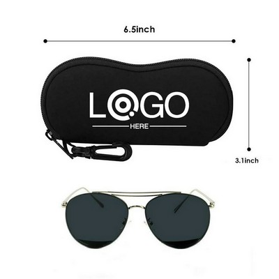 Neoprene Eyewear Pouch with Clip