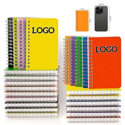 Colorful Spiral Pocket Notebook