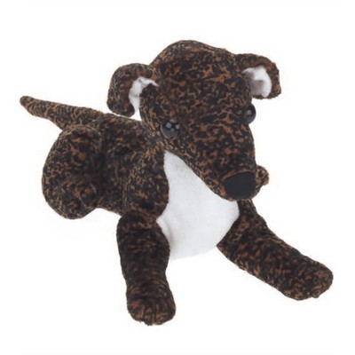 8" Beanie Dog- Brindle Greyhound