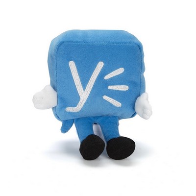 Custom Plush Toy - Blue Cube Character