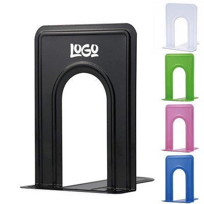 Thick Metal Desktop Bookend for Office School Use