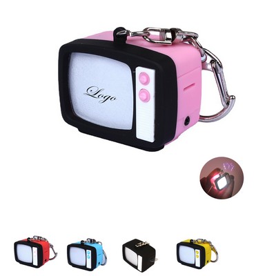 Tv Shaped Led Keychain