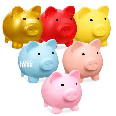 Plastic Pig Money Box