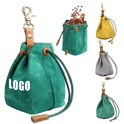 Portable Waist Hook Easy Clean Pet Treat Bag
